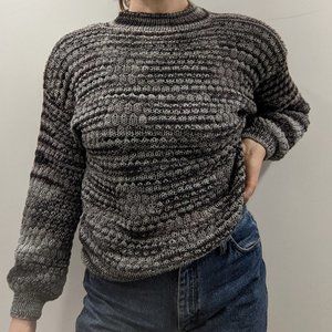 Vintage 80s Hand-Knit Sweater